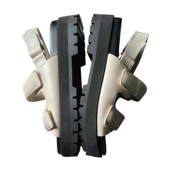 Vionic Sandals Marselle Women's Adjustable Lug Comfort Dad Cream 6 - Picture 7 of 13